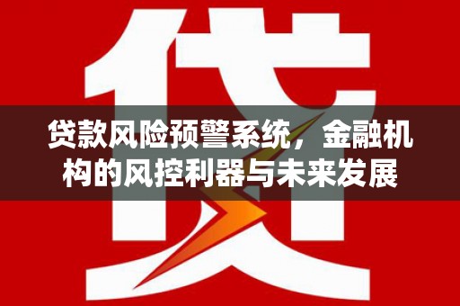 邱县贷款风险预警系统，金融机构的风控利器与未来发展