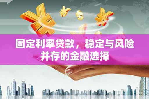 邱县固定利率贷款，稳定与风险并存的金融选择