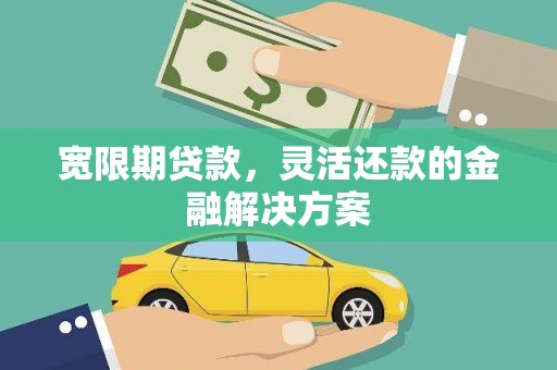 邱县宽限期贷款，灵活还款的金融解决方案