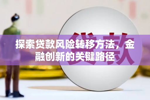 邱县探索贷款风险转移方法，金融创新的关键路径