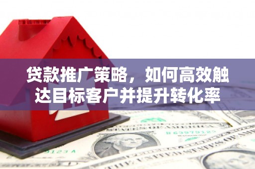 邱县贷款推广策略，如何高效触达目标客户并提升转化率