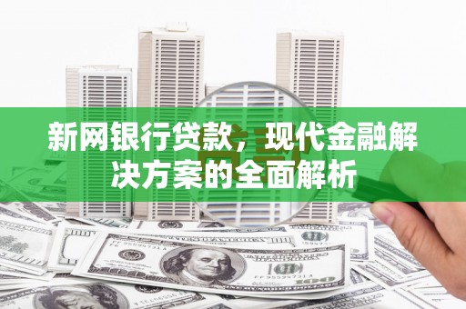 邱县新网银行贷款，现代金融解决方案的全面解析