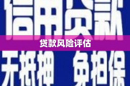 邱县贷款风险评估